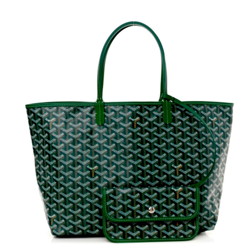 Goyard Saint Louis Gm bag in Green, NEW